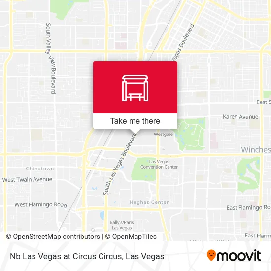 Nb Las Vegas at Circus Circus map