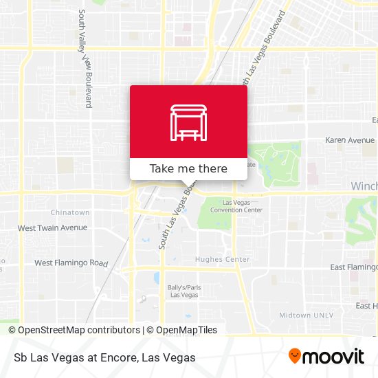 Sb Las Vegas at Encore map