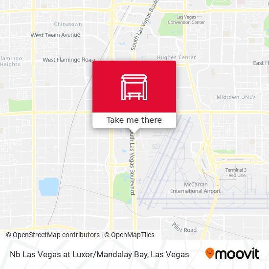 Mapa de Nb Las Vegas at Luxor / Mandalay Bay