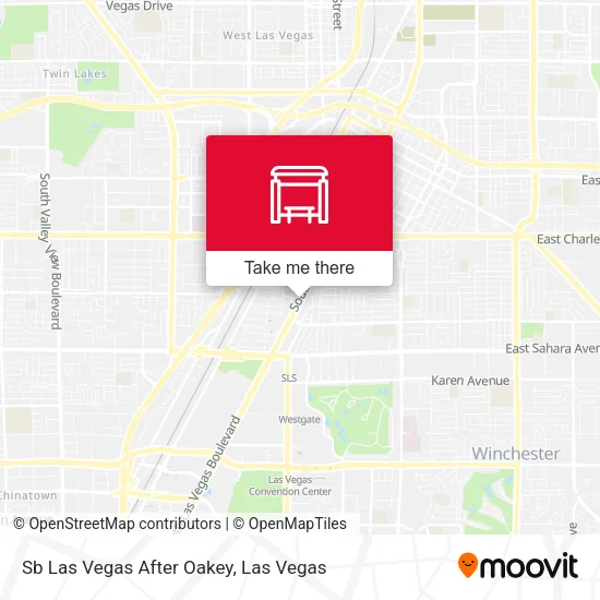 Mapa de Sb Las Vegas After Oakey