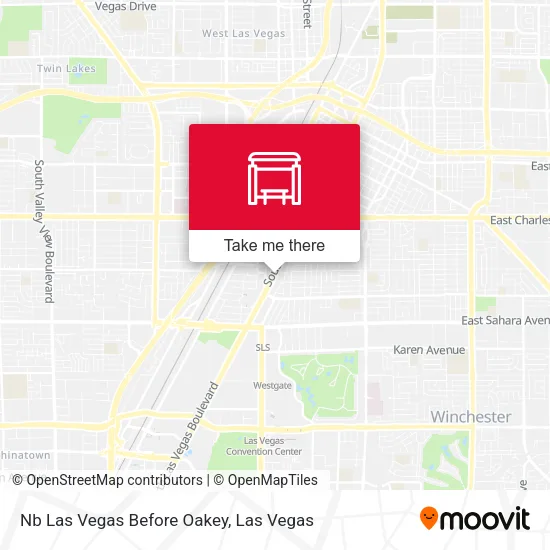 Mapa de Nb Las Vegas Before Oakey
