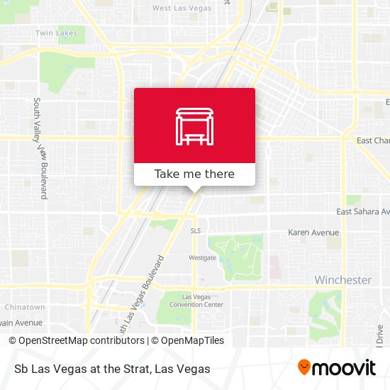Mapa de Sb Las Vegas at the Strat