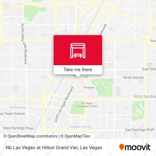 Nb Las Vegas at Hilton Grand Vac map