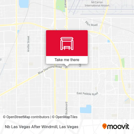 Mapa de Nb Las Vegas After Windmill