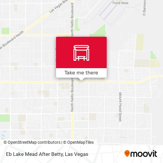 Eb Lake Mead After Betty map