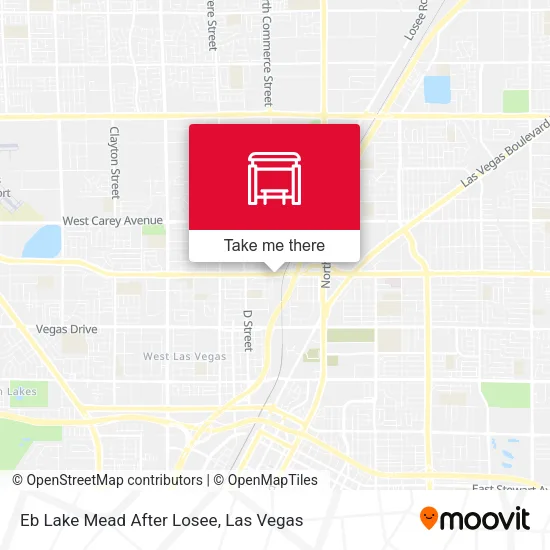 Mapa de Eb Lake Mead After Losee