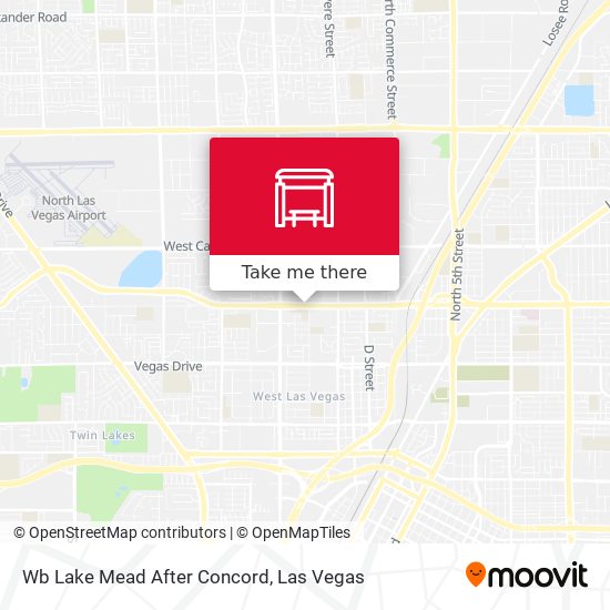 Mapa de Wb Lake Mead After Concord