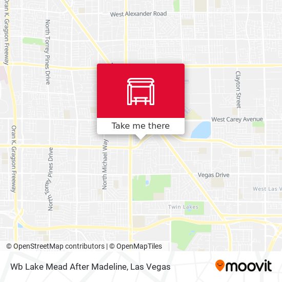 Mapa de Wb Lake Mead After Madeline