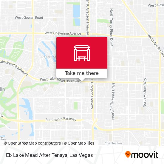 Eb Lake Mead After Tenaya map
