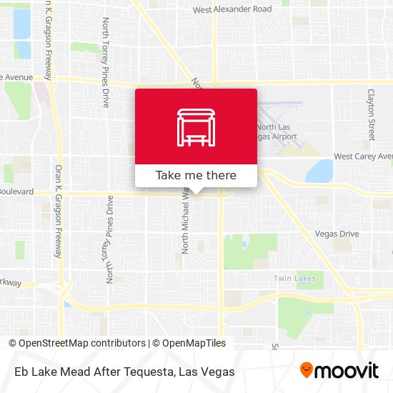 Mapa de Eb Lake Mead After Tequesta