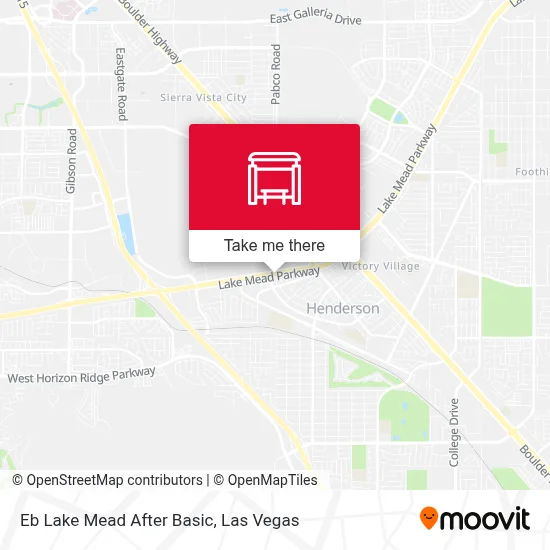 Eb Lake Mead After Basic map