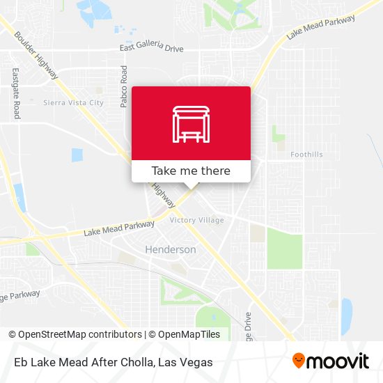 Mapa de Eb Lake Mead After Cholla