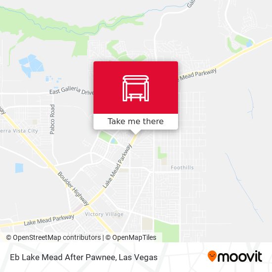 Mapa de Eb Lake Mead After Pawnee