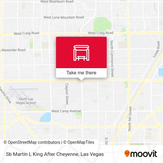 Mapa de Sb Martin L King After Cheyenne