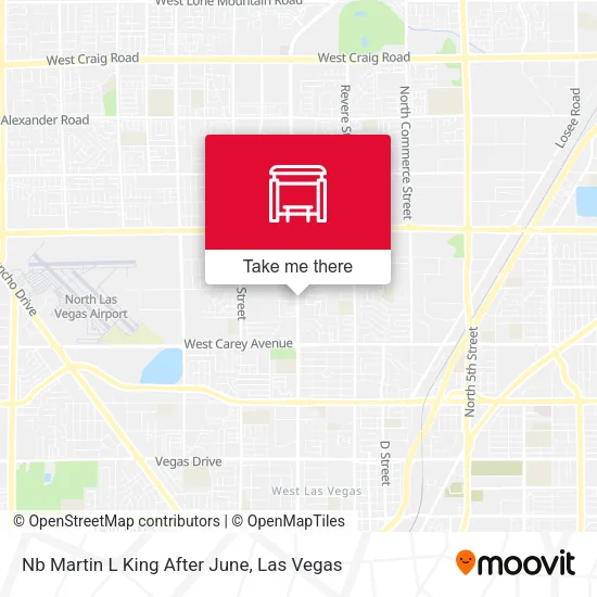 Mapa de Nb Martin L King After June