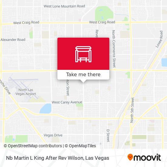 Mapa de Nb Martin L King After Rev Wilson