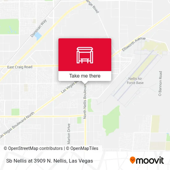 Sb Nellis at 3909 N. Nellis map