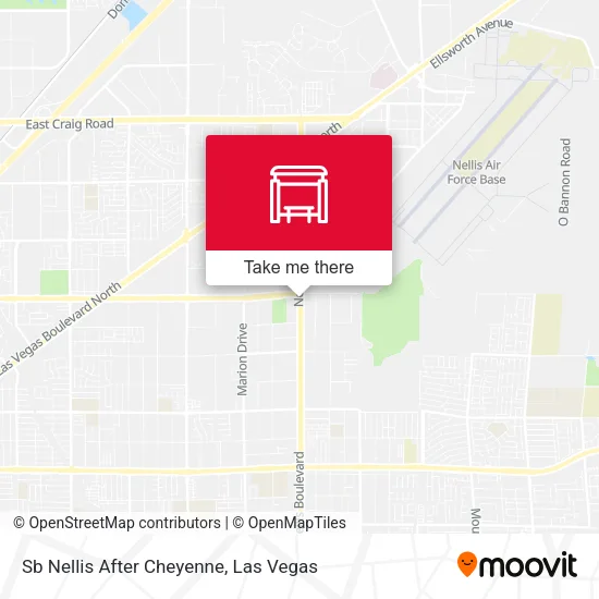 Mapa de Sb Nellis After Cheyenne