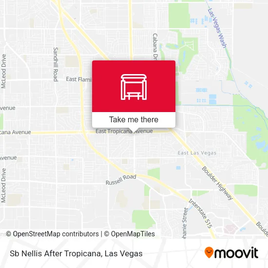 Mapa de Sb Nellis After Tropicana