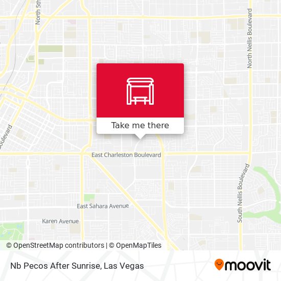 Nb Pecos After Sunrise map