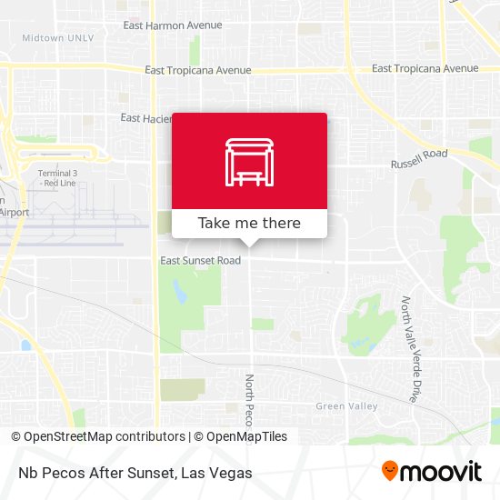 Nb Pecos After Sunset map