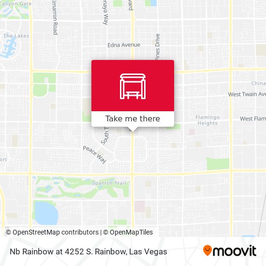 Nb Rainbow at 4252 S. Rainbow map