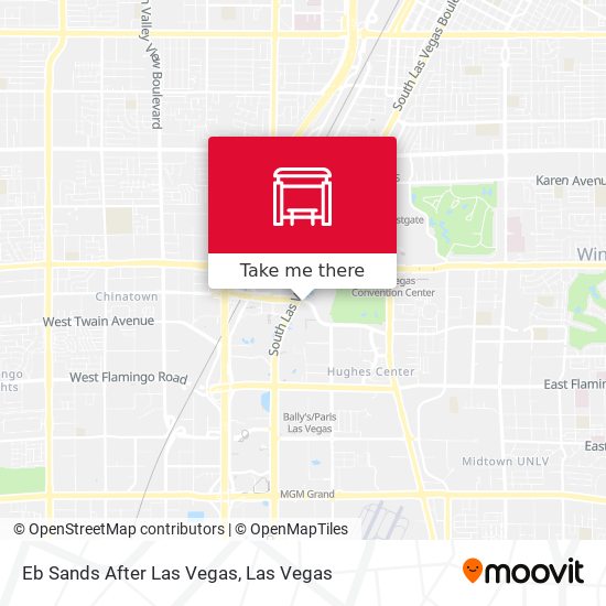 Eb Sands After Las Vegas map