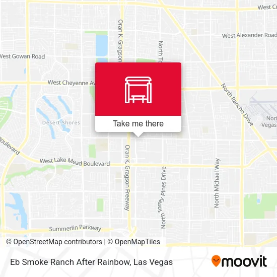 Mapa de Eb Smoke Ranch After Rainbow