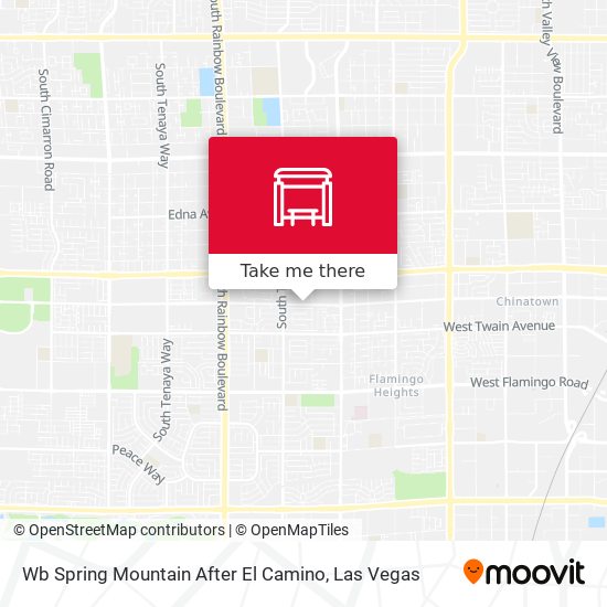 Wb Spring Mountain After El Camino map