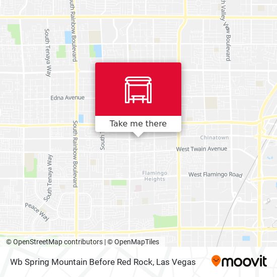 Wb Spring Mountain Before Red Rock map