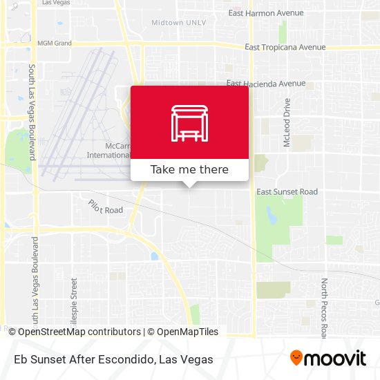 Mapa de Eb Sunset After Escondido