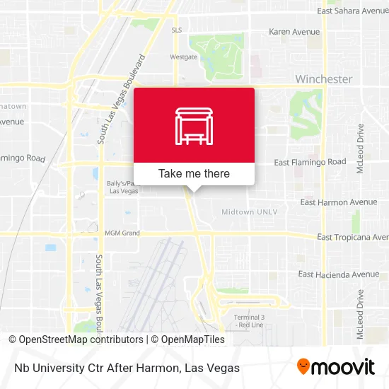 Mapa de Nb University Ctr After Harmon