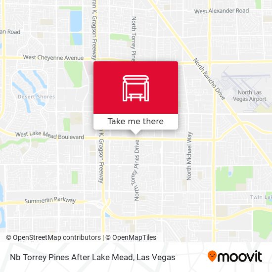 Nb Torrey Pines After Lake Mead map