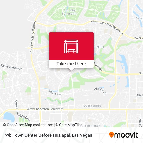 Mapa de Wb Town Center Before Hualapai