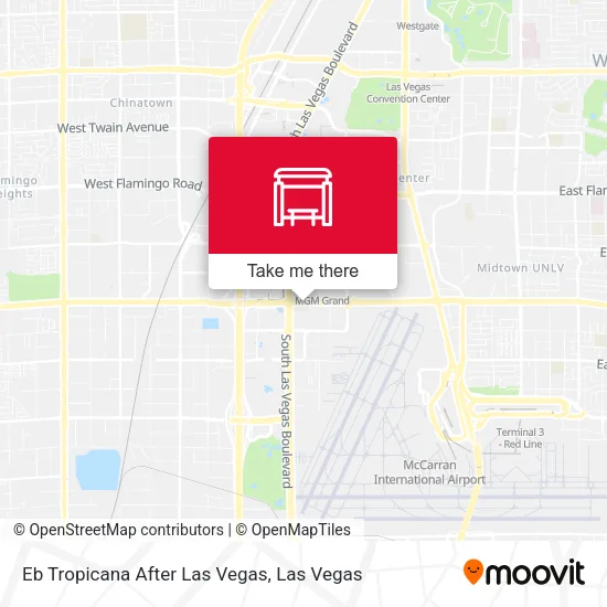 Mapa de Eb Tropicana After Las Vegas