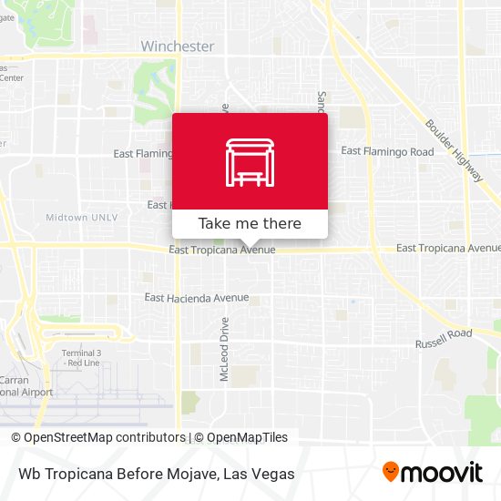 Mapa de Wb Tropicana Before Mojave