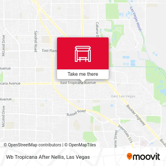 Mapa de Wb Tropicana After Nellis