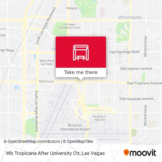 Mapa de Wb Tropicana After University Ctr