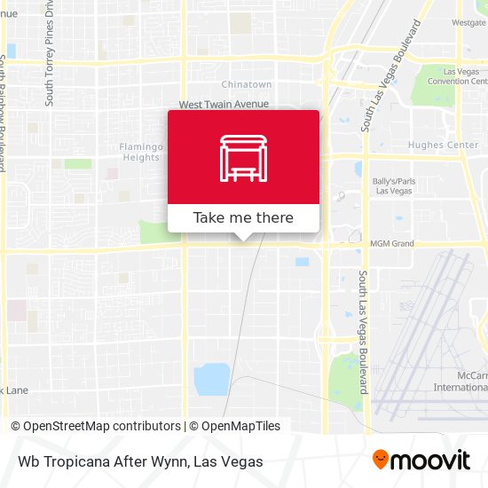 Mapa de Wb Tropicana After Wynn