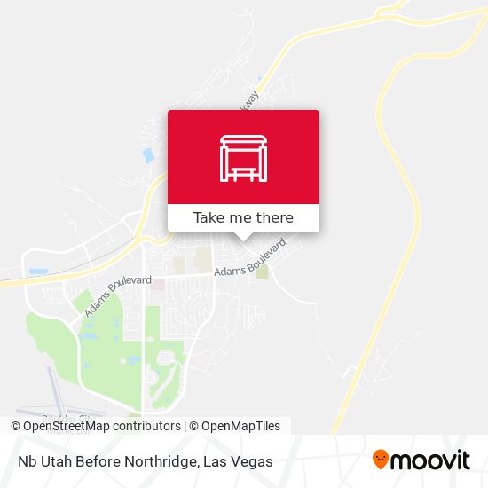 Nb Utah Before Northridge map