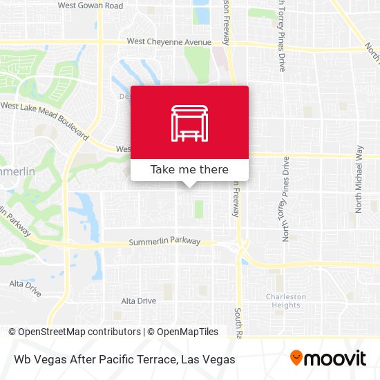 Mapa de Wb Vegas After Pacific Terrace