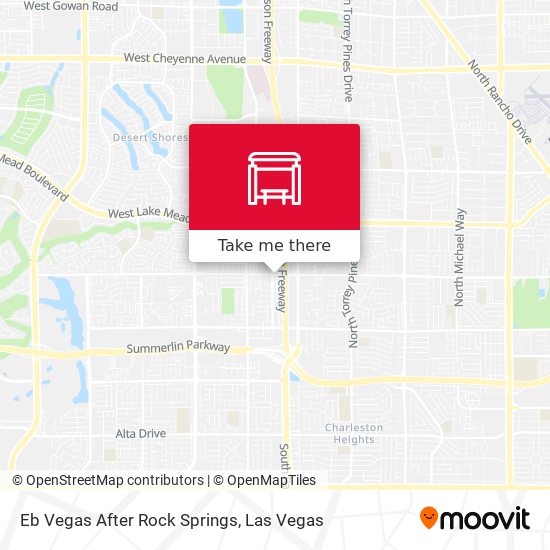 Mapa de Eb Vegas After Rock Springs