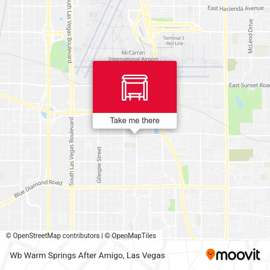 Mapa de Wb Warm Springs After Amigo