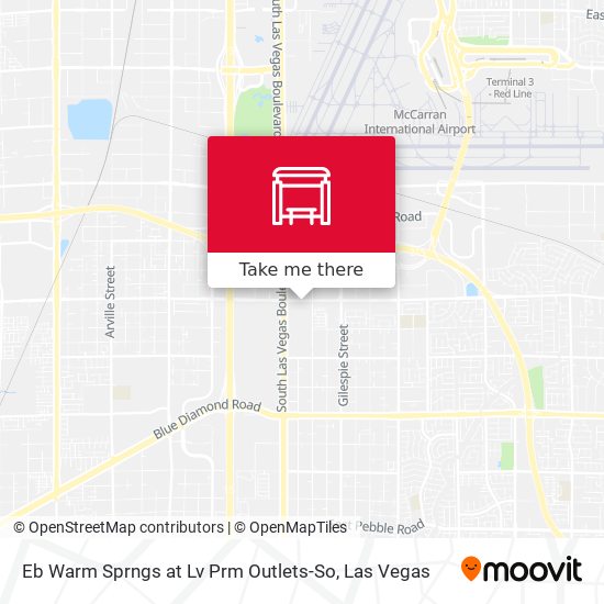 Eb Warm Sprngs at Lv Prm Outlets-So map