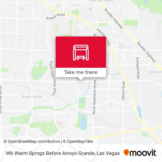 Mapa de Wb Warm Sprngs Before Arroyo Grande