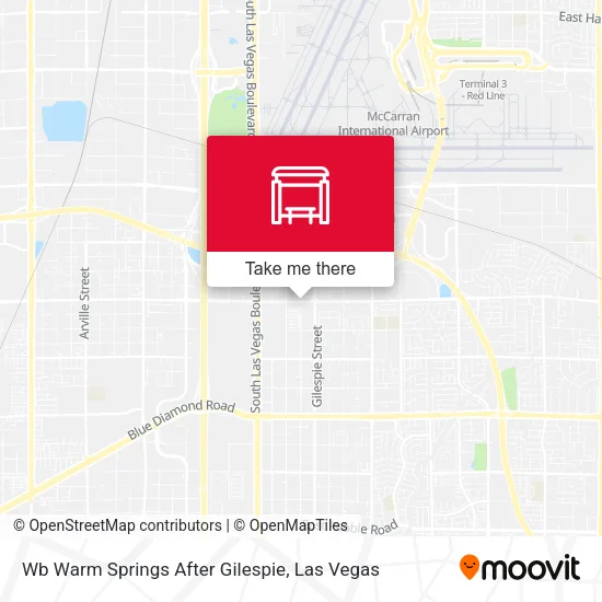 Mapa de Wb Warm Springs After Gilespie