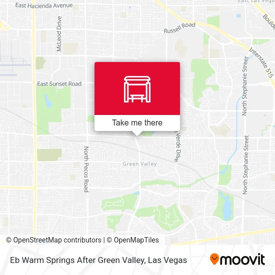 Mapa de Eb Warm Springs After Green Valley