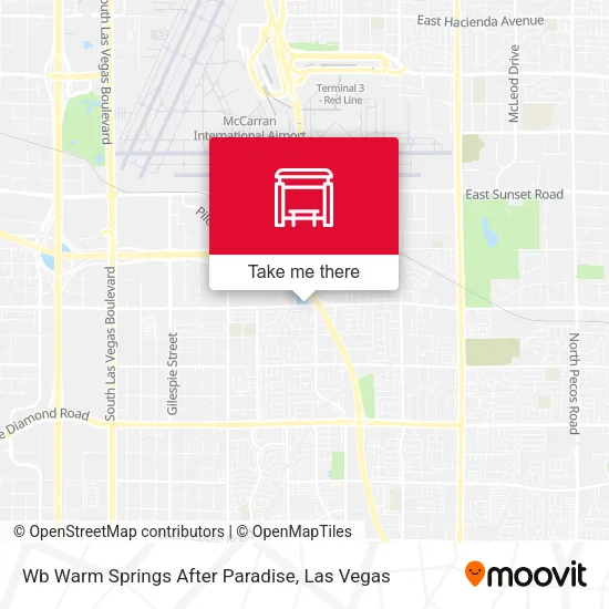 Mapa de Wb Warm Springs After Paradise