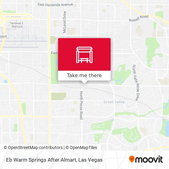 Eb Warm Springs After Almart map