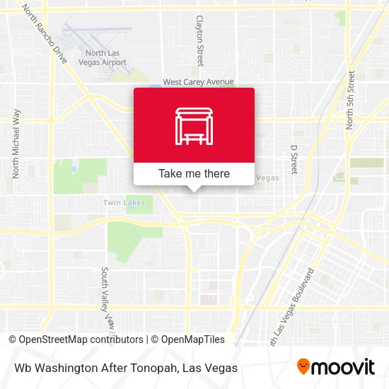 Mapa de Wb Washington After Tonopah